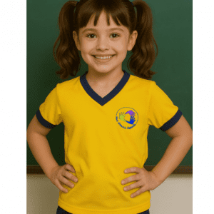 CAMISETA MANGA CURTA AMARELA