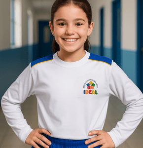 CAMISETA MANGA LONGA BRANCA