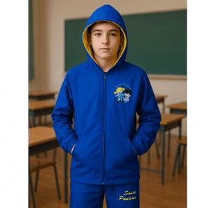 JAQUETA TACTEL COM CAPUZ