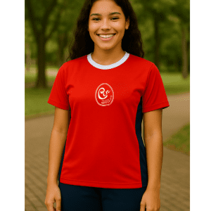 CAMISETA MANGA CURTA (MODELO NOVO) - VERMELHA
