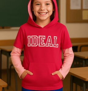 CAMISETA MANGA LONGA COM CAPUZ - ROSA