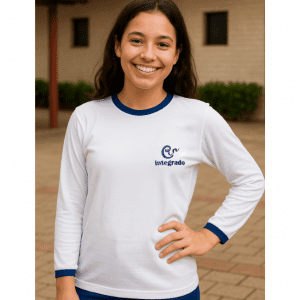 CAMISETA MANGA LONGA BRANCA
