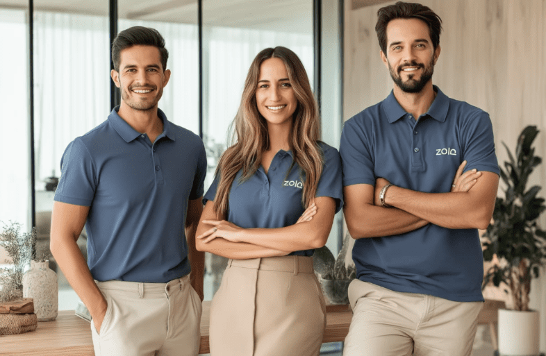 Como as camisetas se tornaram tendência em uniformes profissionais