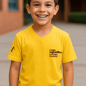 CAMISETA MANGA CURTA - AMARELO