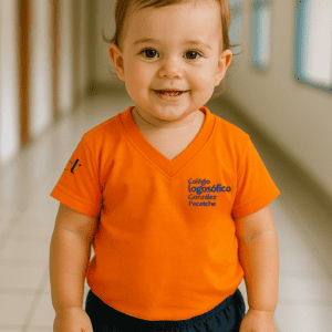 CAMISETA MANGA CURTA - LARANJA