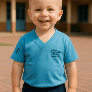 CAMISETA MANGA CURTA- AZUL TURQUEZA
