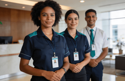 A importância dos uniformes profissionais em equipes terceirizadas