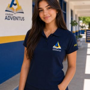 CAMISETA POLO FEMININA MANGA CURTA